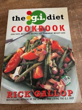 The G.I. Diet Cookbook by Rick Gallop - White, Red, Green Cover